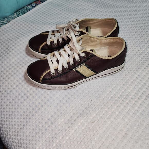 SKECHERS EUC MENS SIZE 10 SPORTS LEATHER CASUAL SNEAKERS SHOES - Picture 7 of 9